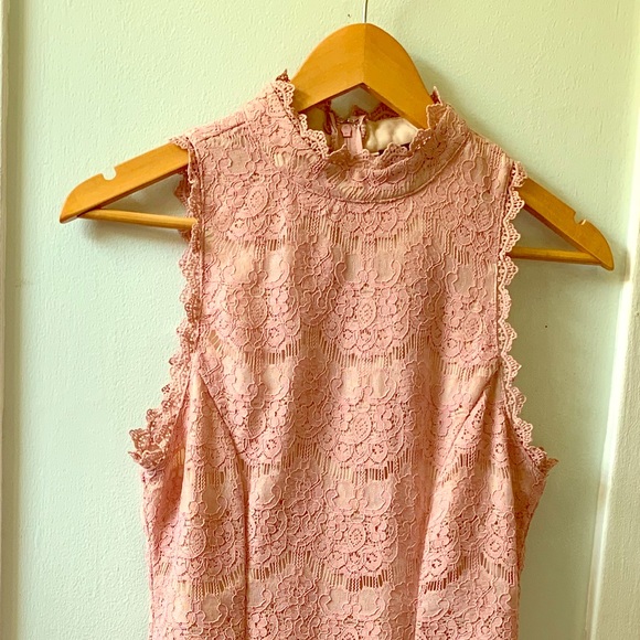 Lace Dress in Rose Pink-NEW with Tag - Picture 2 of 2
